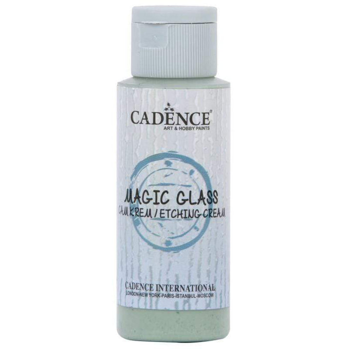 Cadence Magic glass Etching cream for glass (acid for glass) 59ml —  Centroartesano