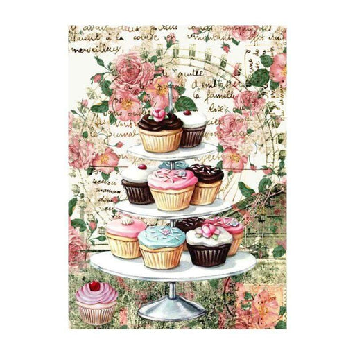 Cadence papel arroz 159 Cub cakes & Rosas CADENCE CENTROARTESANO