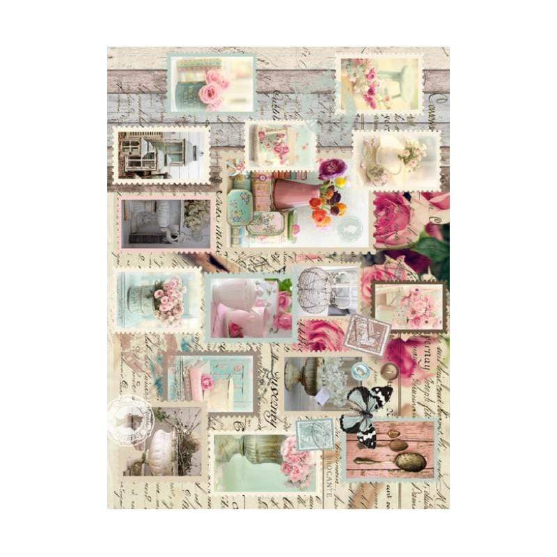 Cadence papel arroz 353 Sellos Shabby