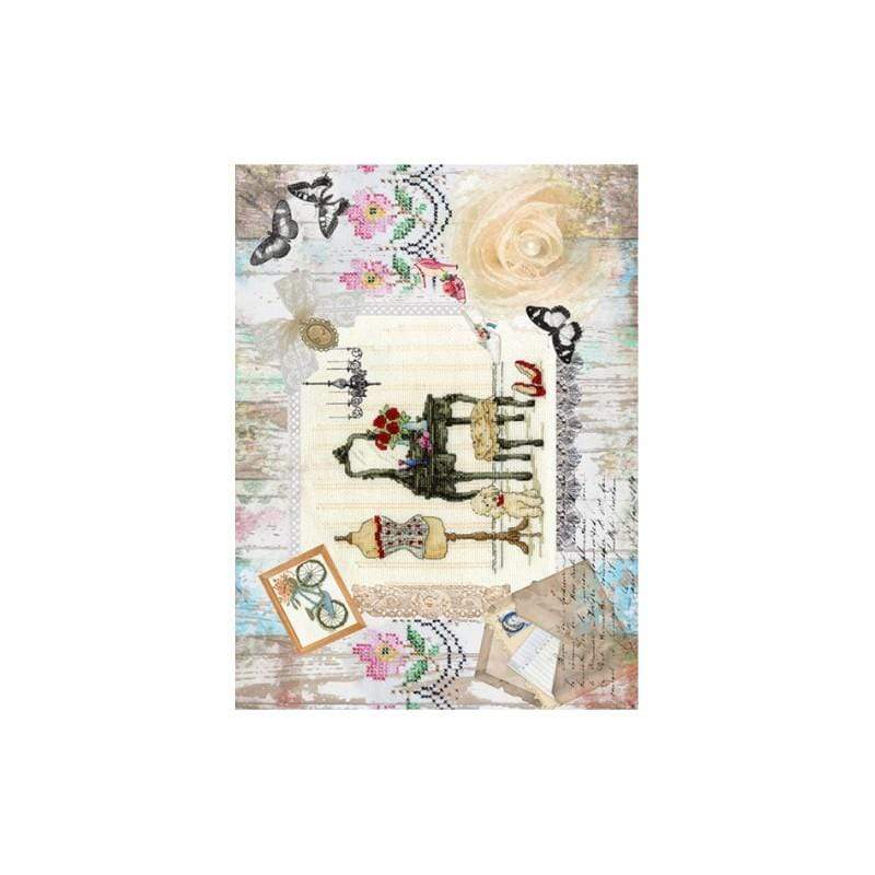 Cadence papel arroz 398 Tocador shabby CADENCE CENTROARTESANO