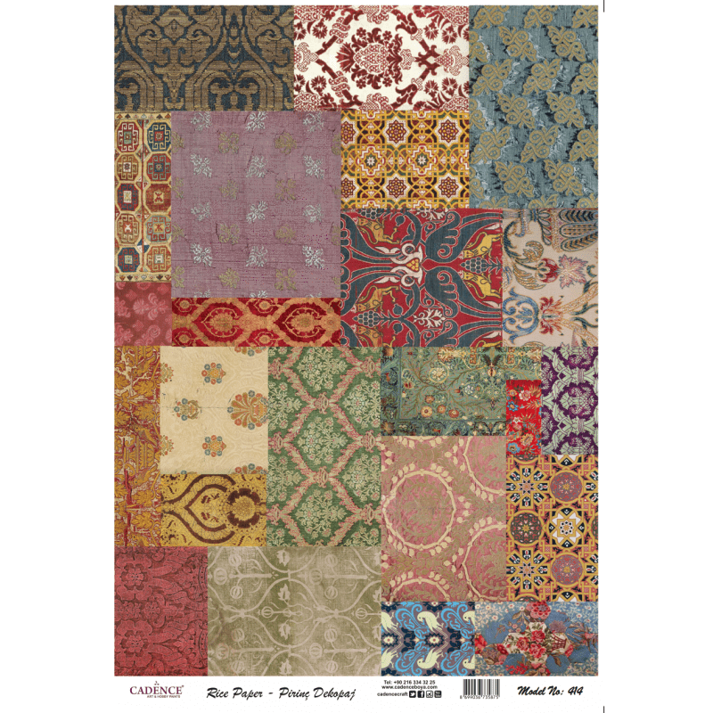 Cadence papel arroz 414 Alfombras CADENCE CENTROARTESANO
