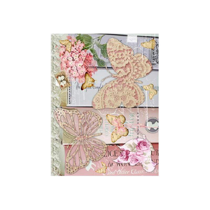 Cadence papel arroz 420 mariposas rosas