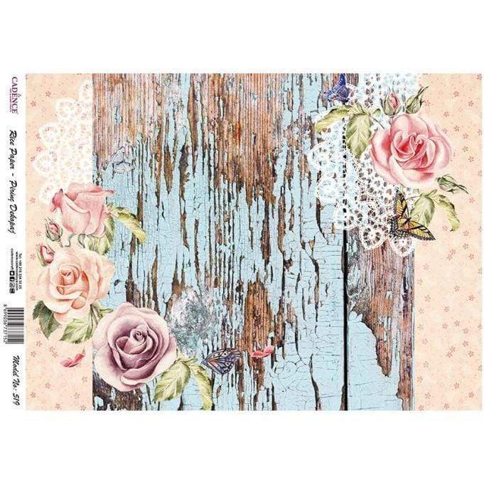 Cadence papel arroz 519 rosas CADENCE CENTROARTESANO