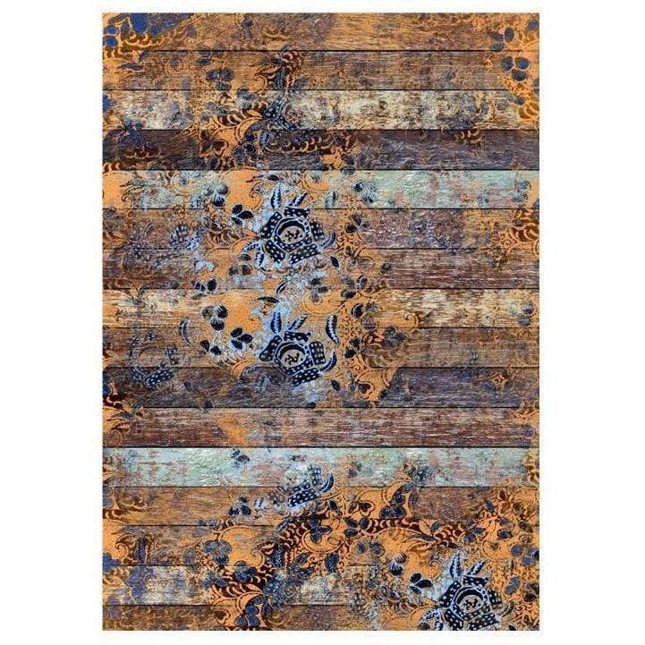 Cadence papel arroz 552  madera con flores CADENCE CENTROARTESANO