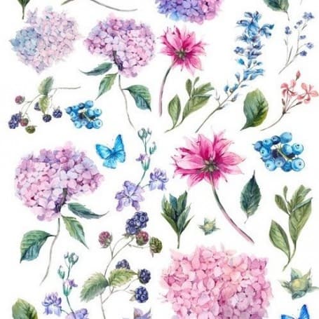 Cadence papel arroz 631 Hortensias CADENCE CENTROARTESANO