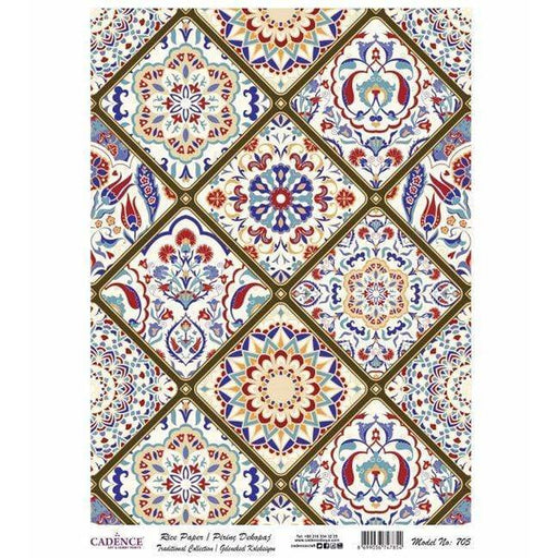 Cadence papel arroz 705 baldosas tradicionales CADENCE CENTROARTESANO