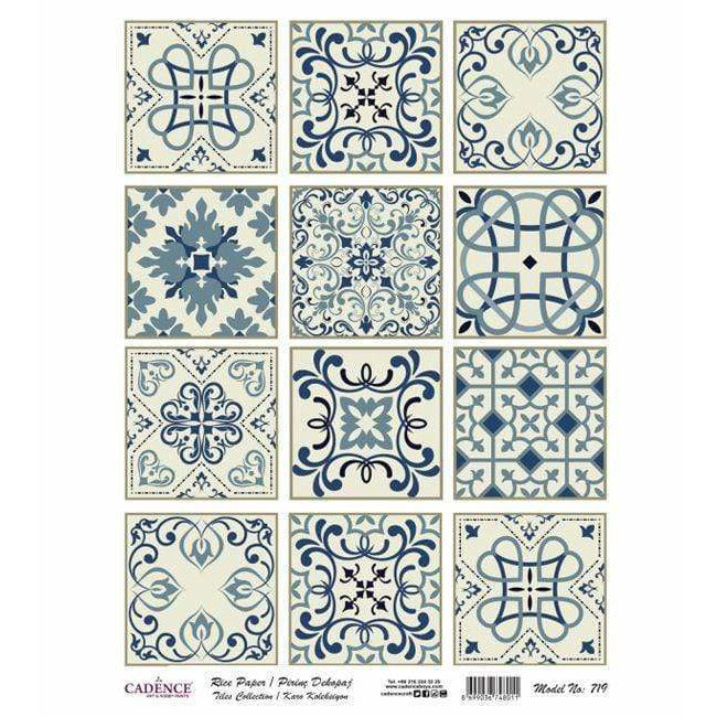 Cadence papel arroz 719 baldosas crema CADENCE CENTROARTESANO