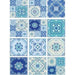 Cadence papel arroz 723 tiles baldosas azul mix CADENCE CENTROARTESANO
