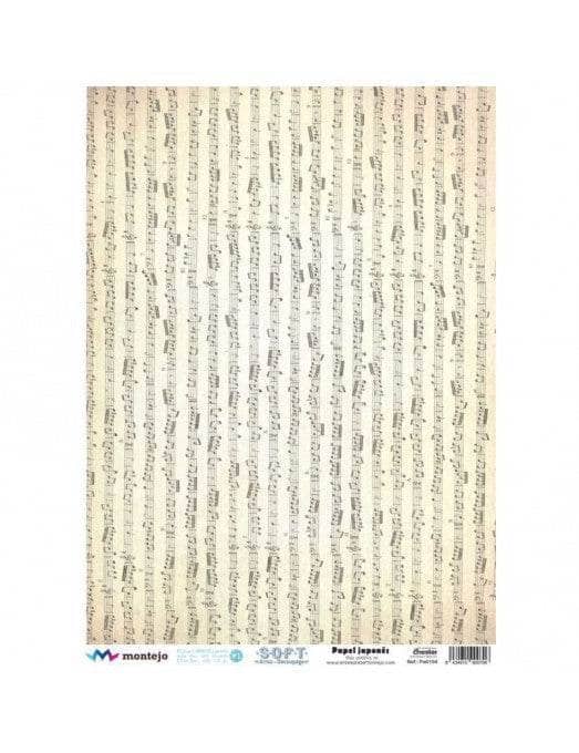 Cadence papel arroz JAPONES 0104 Partitura musica CADENCE CENTROARTESANO