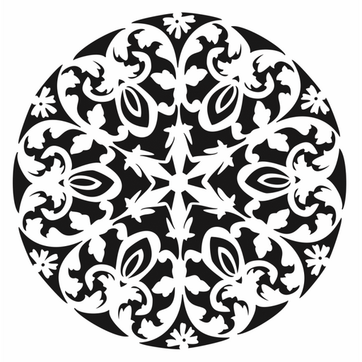 Cadence stencil Home Decor 45x45 HD111 Mandala CADENCE CENTROARTESANO