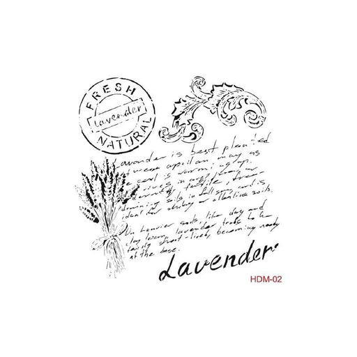 Cadence stencil Home Decor Midi 25x25 HDM02 Vintage Lavanda CADENCE CENTROARTESANO