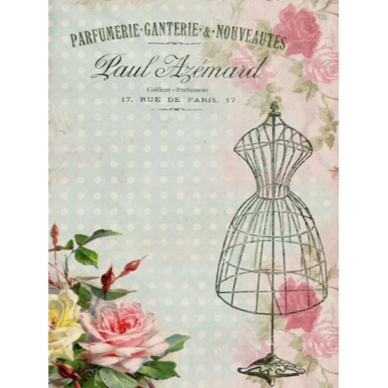 Calambour papel arroz 23x31 TT001 Maniqui CALAMBOUR CENTROARTESANO