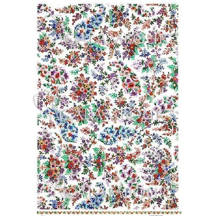 Calambour papel arroz Gipsy 35x50cm DGR304 florecillas CALAMBOUR CENTROARTESANO