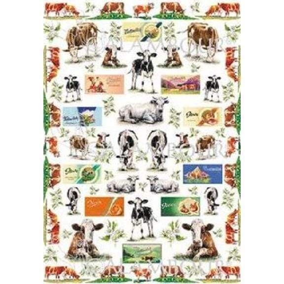 papel calambour cal286 vacas CALAMBOUR CENTROARTESANO
