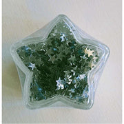 Purpurina  de estrellas metalicas de 4mm CAMPUS Oferta plata CENTROARTESANO