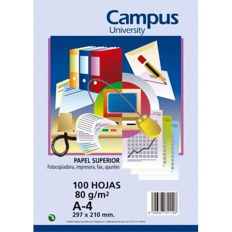 Papier A4 80g campus blanc 100h