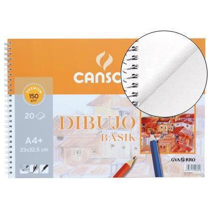 Canson Block Basik guarro 32,5x23 A4 150g 20H 200400695 CANSON Oferta CENTROARTESANO