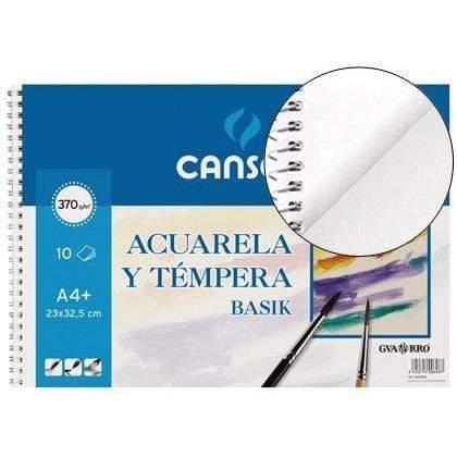 Canson Block espiral acuarela basik 370g A4 10H CANSON Oferta CENTROARTESANO