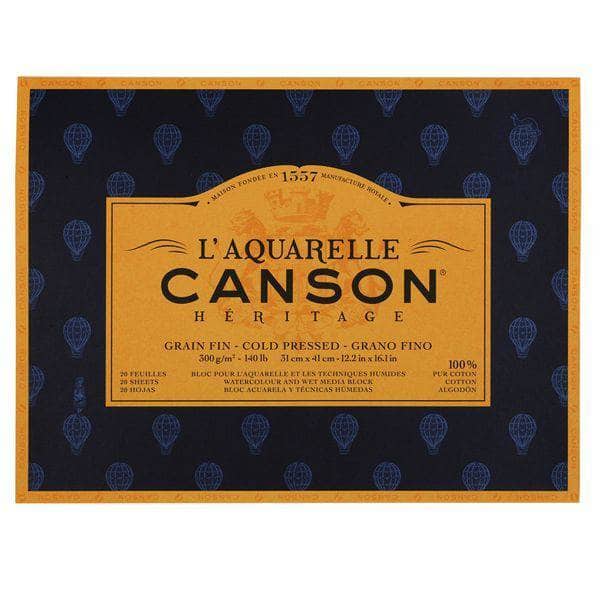 Canson block Heritage acuarela GFino 300g 31x41cm 428161 CANSON Oferta CENTROARTESANO