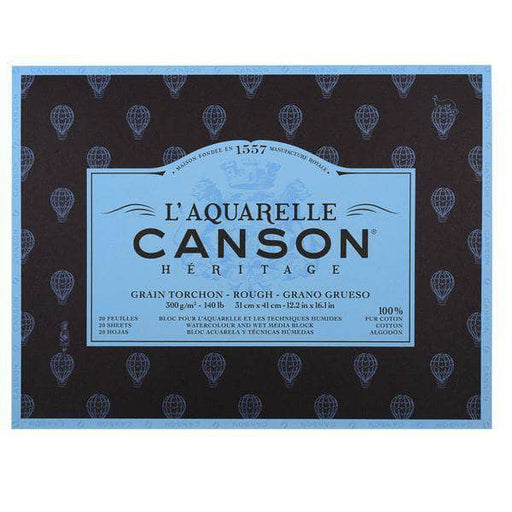 Canson block Heritage acuarela Ggrueso 300g 31x41cm 100720051 CANSON Oferta CENTROARTESANO
