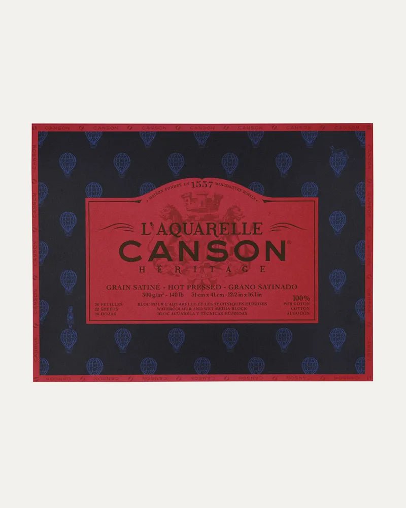 Canson block Heritage acuarela GSatinado 300g 31x41cm 400083961 CANSON Oferta CENTROARTESANO