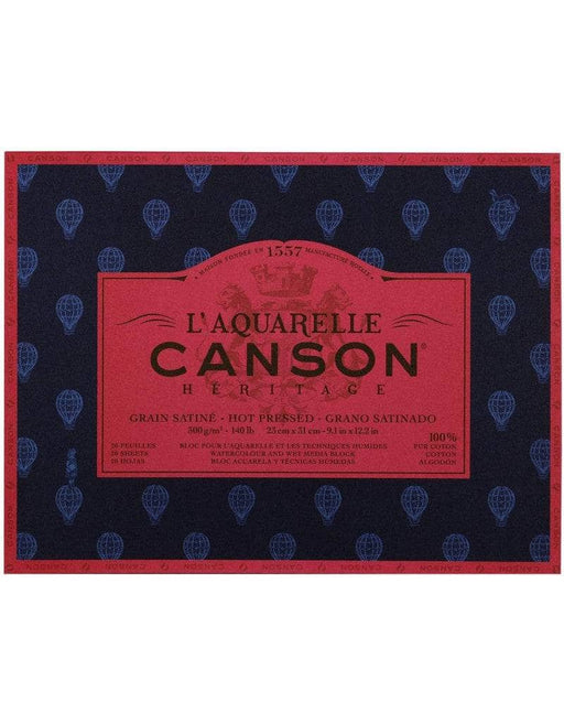 Canson block Heritage acuarela GSatinado300g 23x31cm 428123 CANSON Oferta CENTROARTESANO