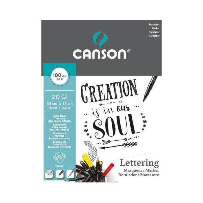 Canson Block Marker lettering 24x32cm 400109921 CANSON Oferta CENTROARTESANO