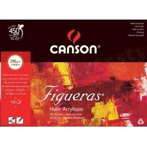 Bloc Canson papier huile-acrylique Figueras 38x46cm
