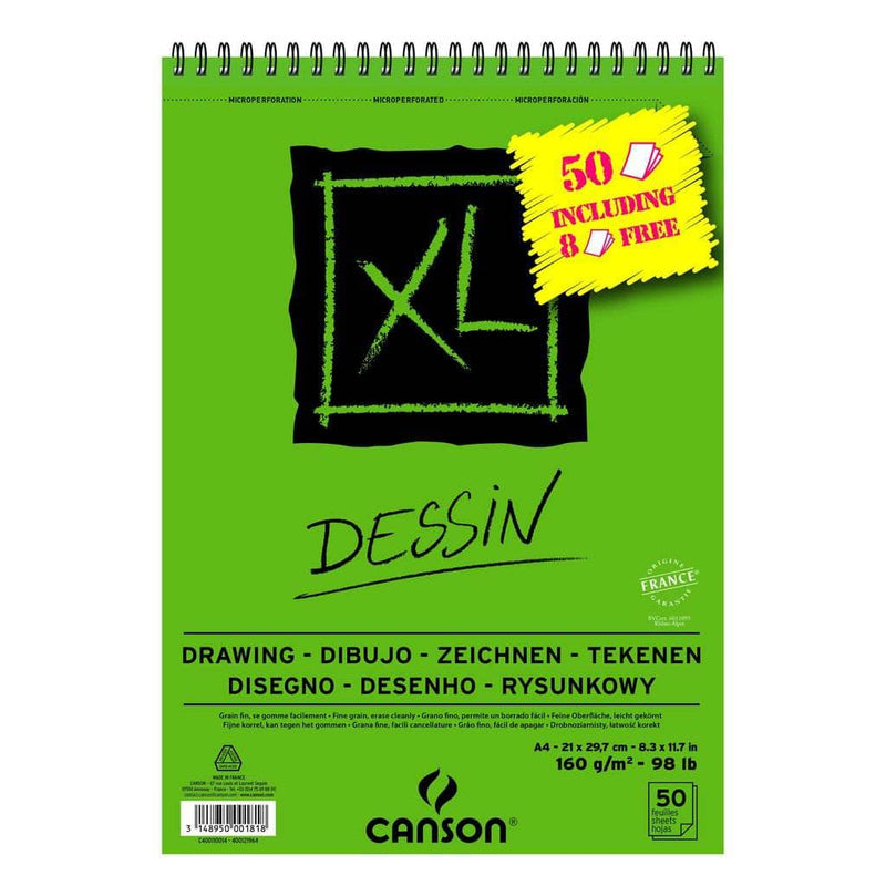 Canson block XL dessin 160gr A4 400011001400 CANSON Oferta CENTROARTESANO