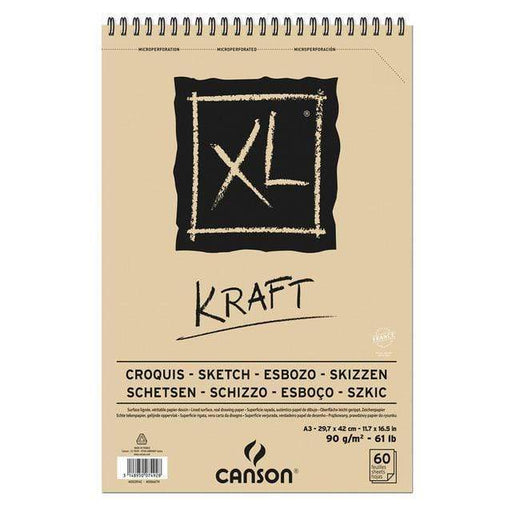 Canson block XL Kraft croquis 90gr A4 400039141 CANSON Oferta CENTROARTESANO