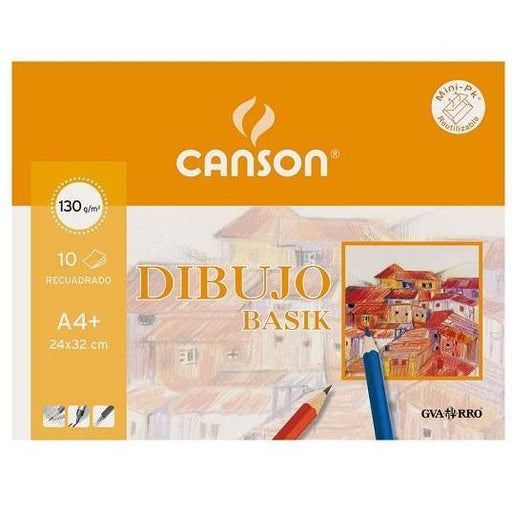 canson mini pack basik 130g c/recuadro A4+ CANSON Oferta CENTROARTESANO