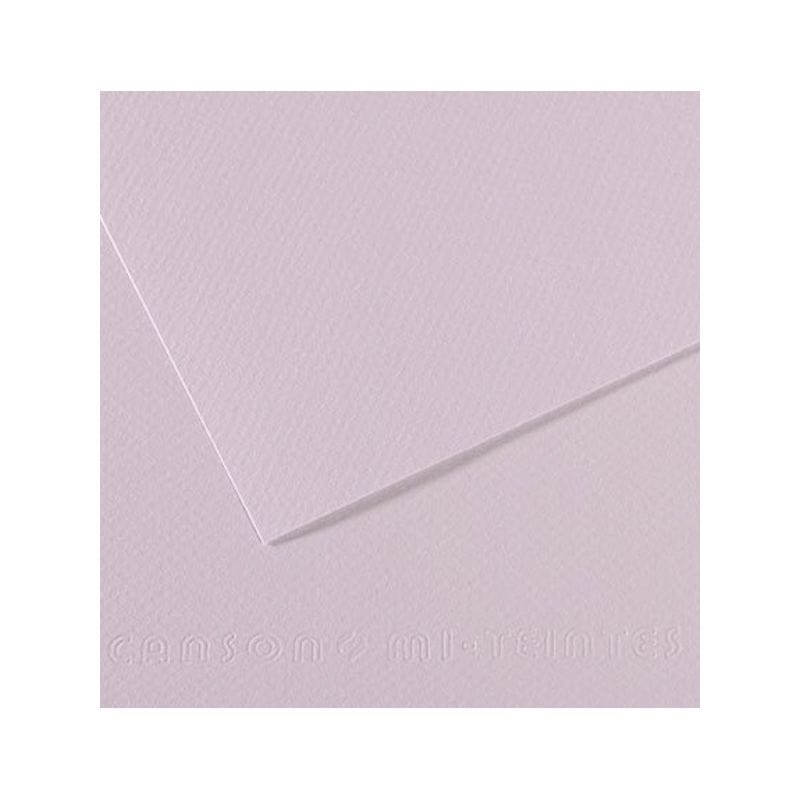Hoja Mi-teintes pastel Canson 160g A4 29.5x21cm color 114 Lila CANSON Oferta CENTROARTESANO