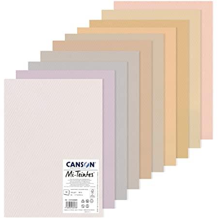 Hoja Mi-teintes pastel Canson 160g A4 29.5x21cm color 335 Blanco CANSON Oferta CENTROARTESANO