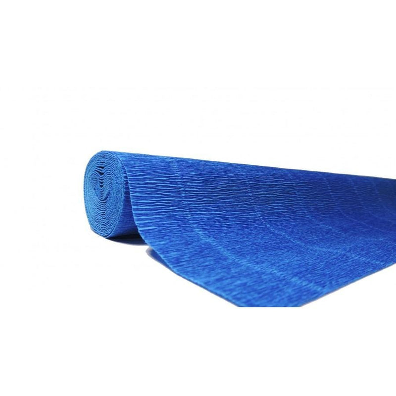 Papel Crepe Pinocho extra 180g 50cmx2,5m 557 azul CARTOTECNICA ROSSI CENTROARTESANO