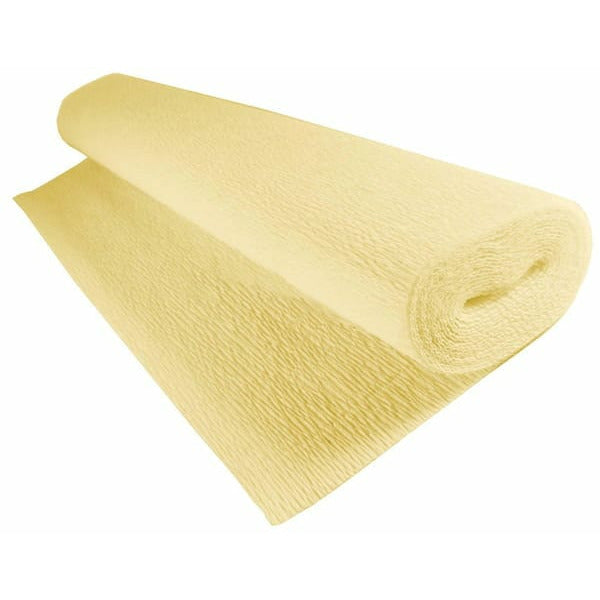 Papel Crepe Pinocho extra 180g 50cmx2,5m 577 mantequilla claro CARTOTECNICA ROSSI CENTROARTESANO