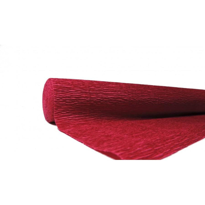 Papel Crepe Pinocho extra 180g 50cmx2,5m 586 rojo imperial CARTOTECNICA ROSSI CENTROARTESANO