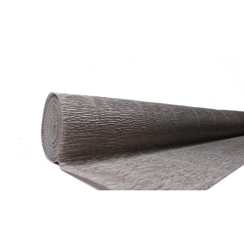 Papel Crepe Pinocho extra 180g 50cmx2,5m 604 plateado CARTOTECNICA ROSSI CENTROARTESANO