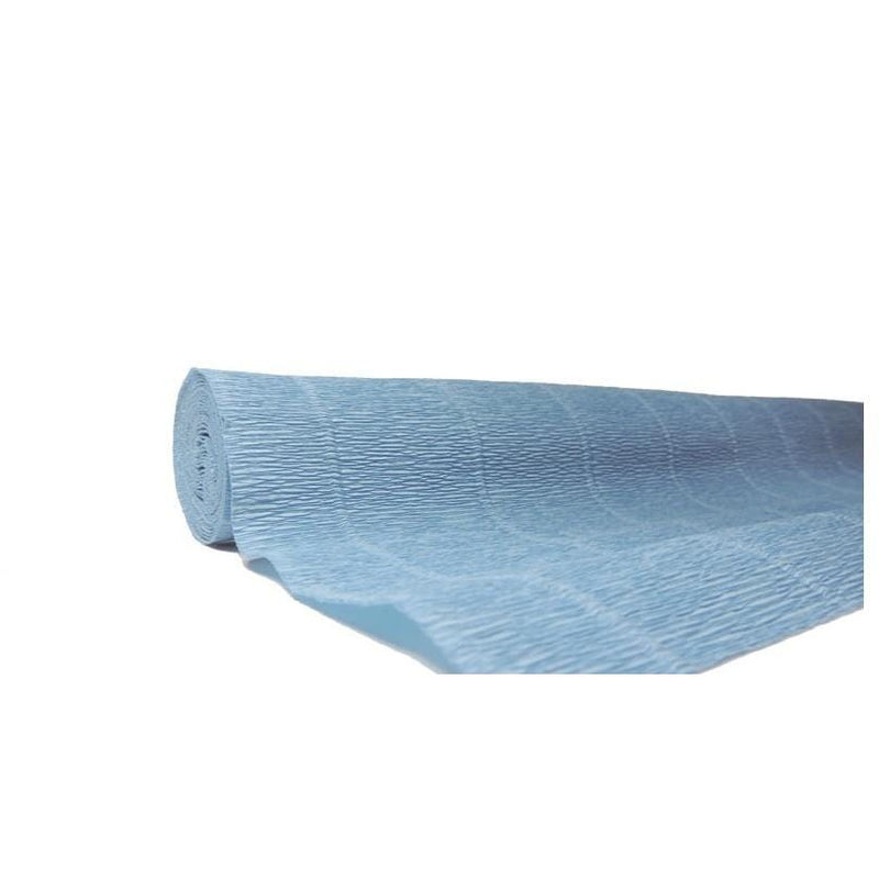 Papel Crepe Pinocho extra 180g 50cmx2,5m Celeste 556 CARTOTECNICA ROSSI CENTROARTESANO