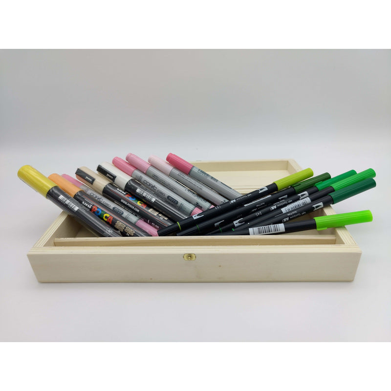 Caja de madera 29x26x5cm exterior