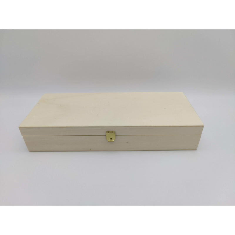 Wooden box 31x14.5x4.8cm outside