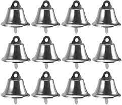 Cascabeles campanas plateadas 20mm diametro ud CENTROARTESANO CENTROARTESANO