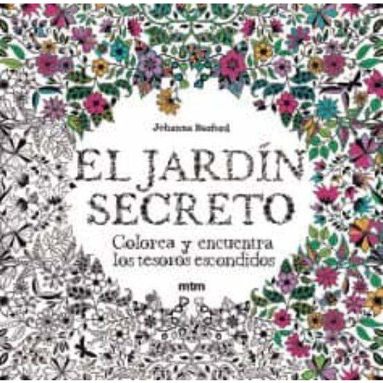MTM libro para colorear El jardin Secreto CENTROARTESANO CENTROARTESANO