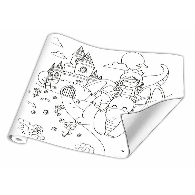 Rollo papel Mural listo para pintar N34178C Princesas Centroartesano CENTROARTESANO