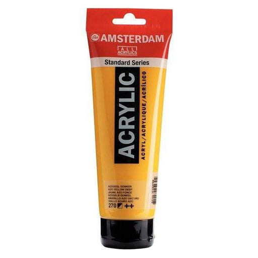 Standard Series Colores Acrílicos Tubo 250 ml Amarillo Azo Oscuro 270 CENTROARTESANO CENTROARTESANO