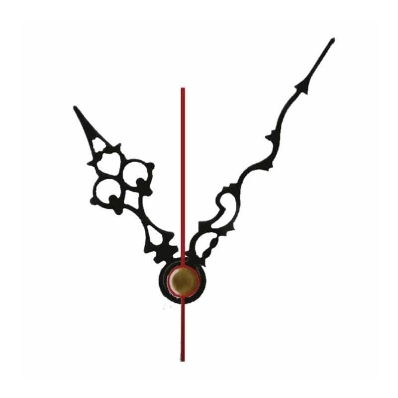 Agujas reloj filigrana con segundero 75mm negro CHOPO CENTROARTESANO