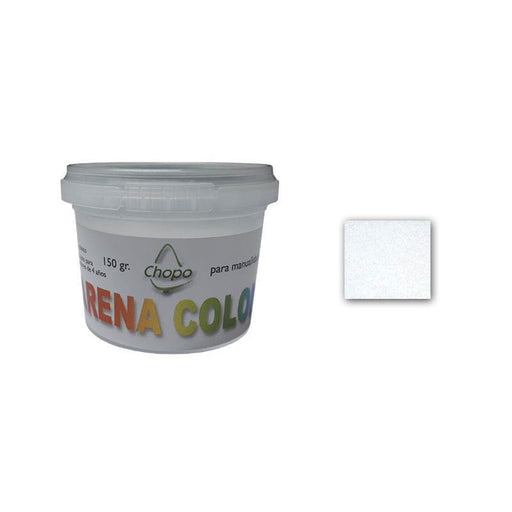 Arena color 150gr blanco CHOPO CENTROARTESANO