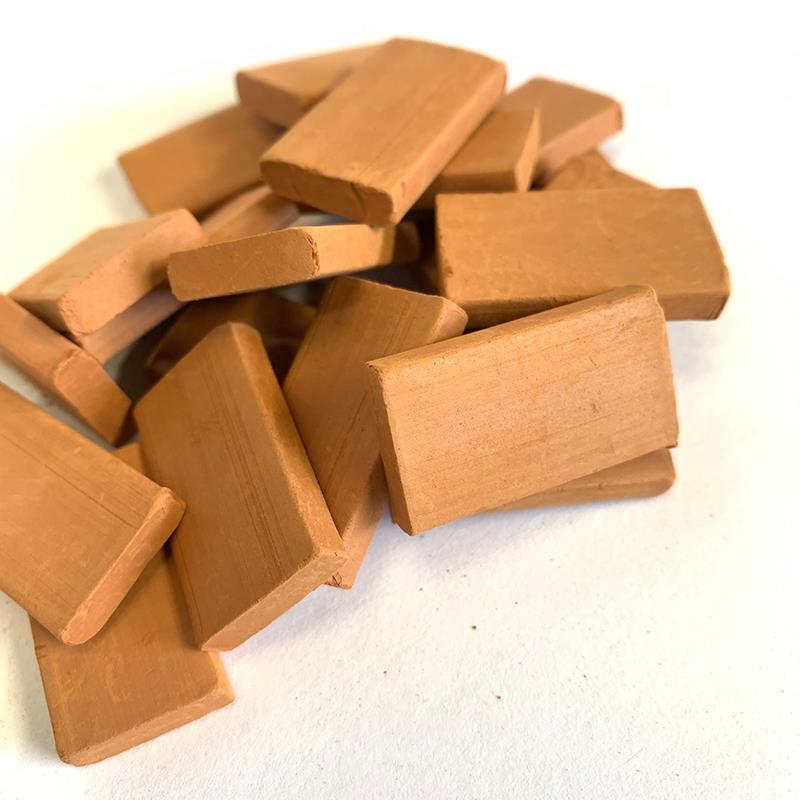 Bolsa ladrillos rojo macizos 30x15x4mm 25ud aproximadamente CHOPO CENTROARTESANO