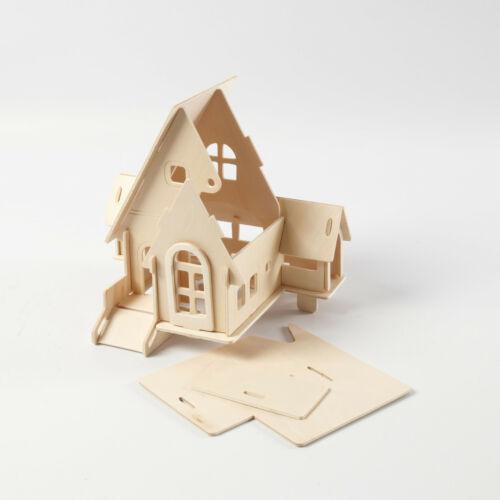 kit construccion 3D casa madera 57874 CHOPO CENTROARTESANO