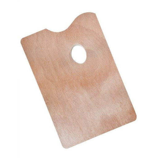 Paleta de madera rectangular 28x21 natural N3 CHOPO CENTROARTESANO