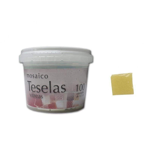 Teselas mosaico amarilo 100ud 12x12 CHOPO CENTROARTESANO